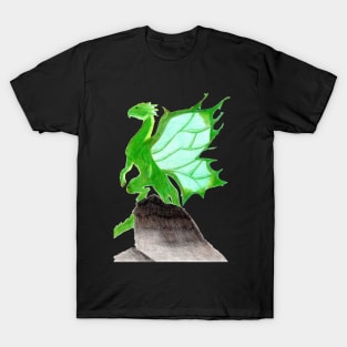 Standing Proud over my Entire Kingdom- Dragon Black T-Shirt